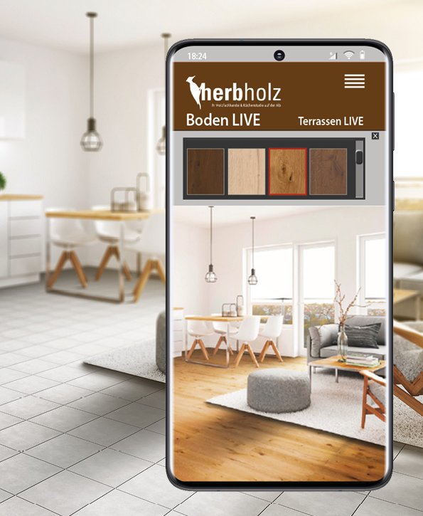 Verlegen Sie Ihren Boden online im Designstudio Boden Live vom Fachmarkt herbholz Das designStudio Boden LIVE von herbholz